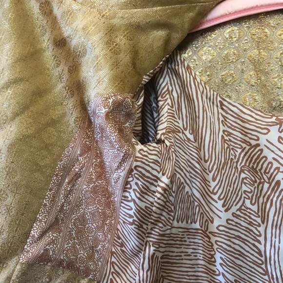 NWT Tracy Reese Gold Brocade Striped Jacket Sz 4 - Picture 4 of 8